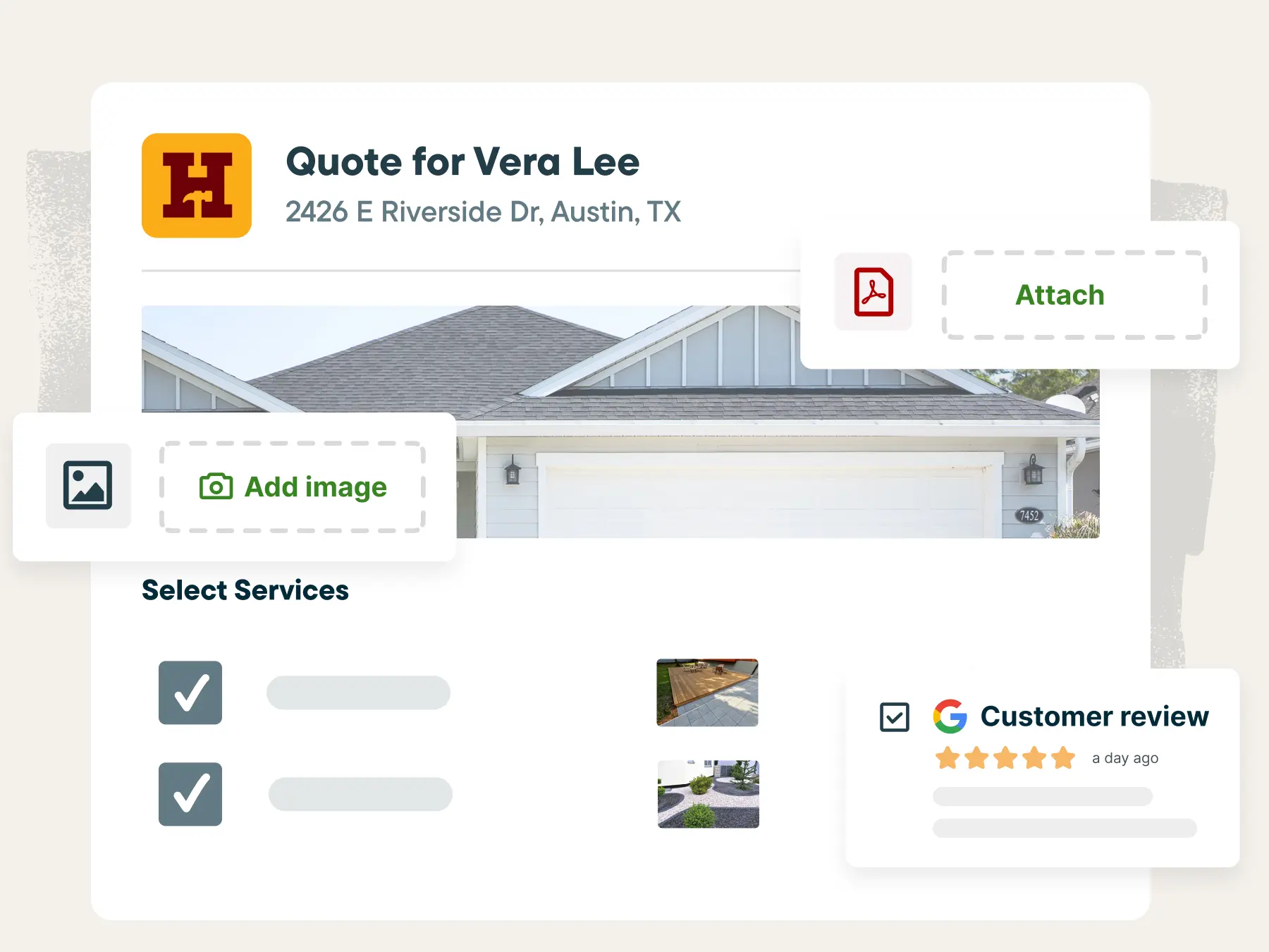 Advanced customization for quoting