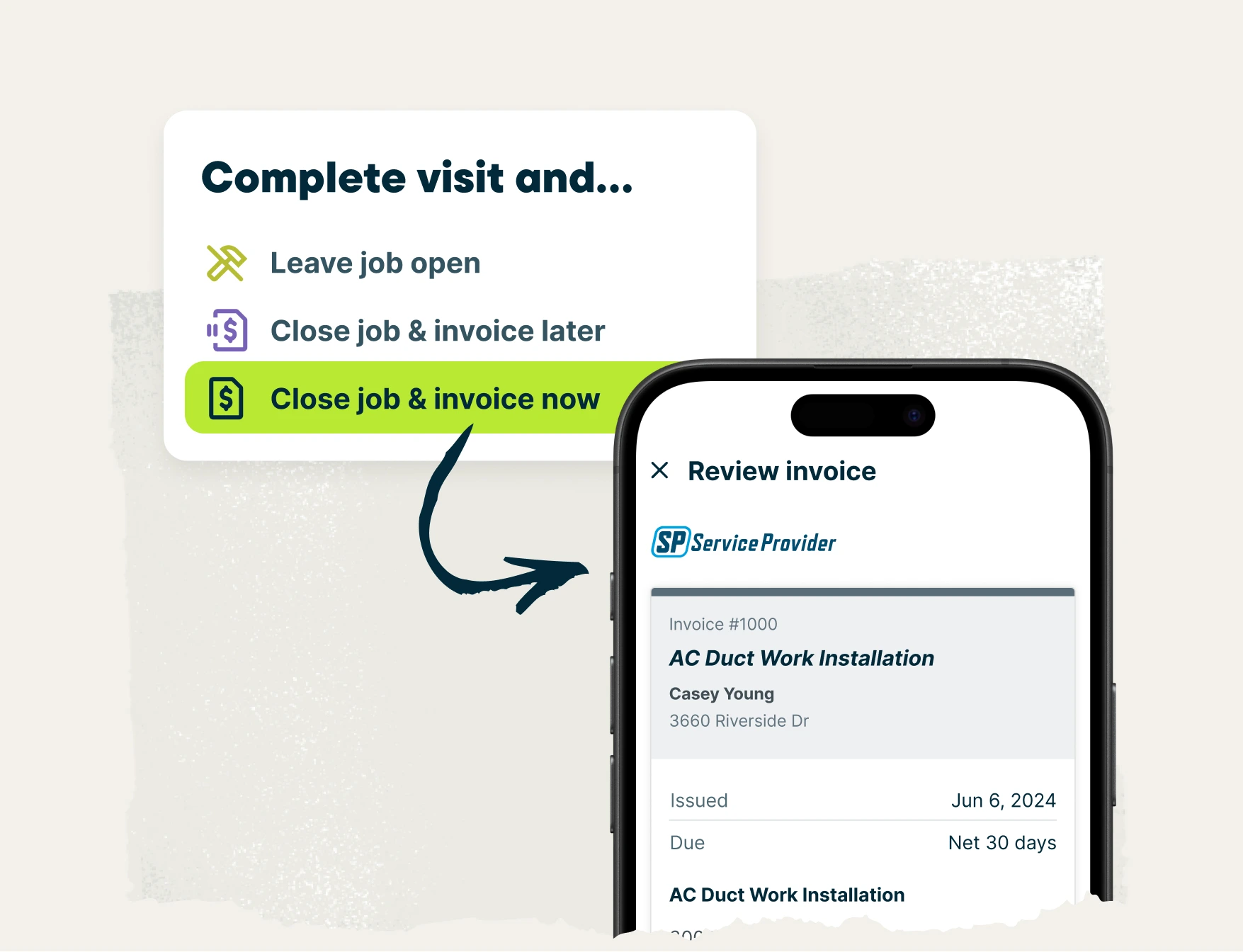 Send invoices faster with invoicing