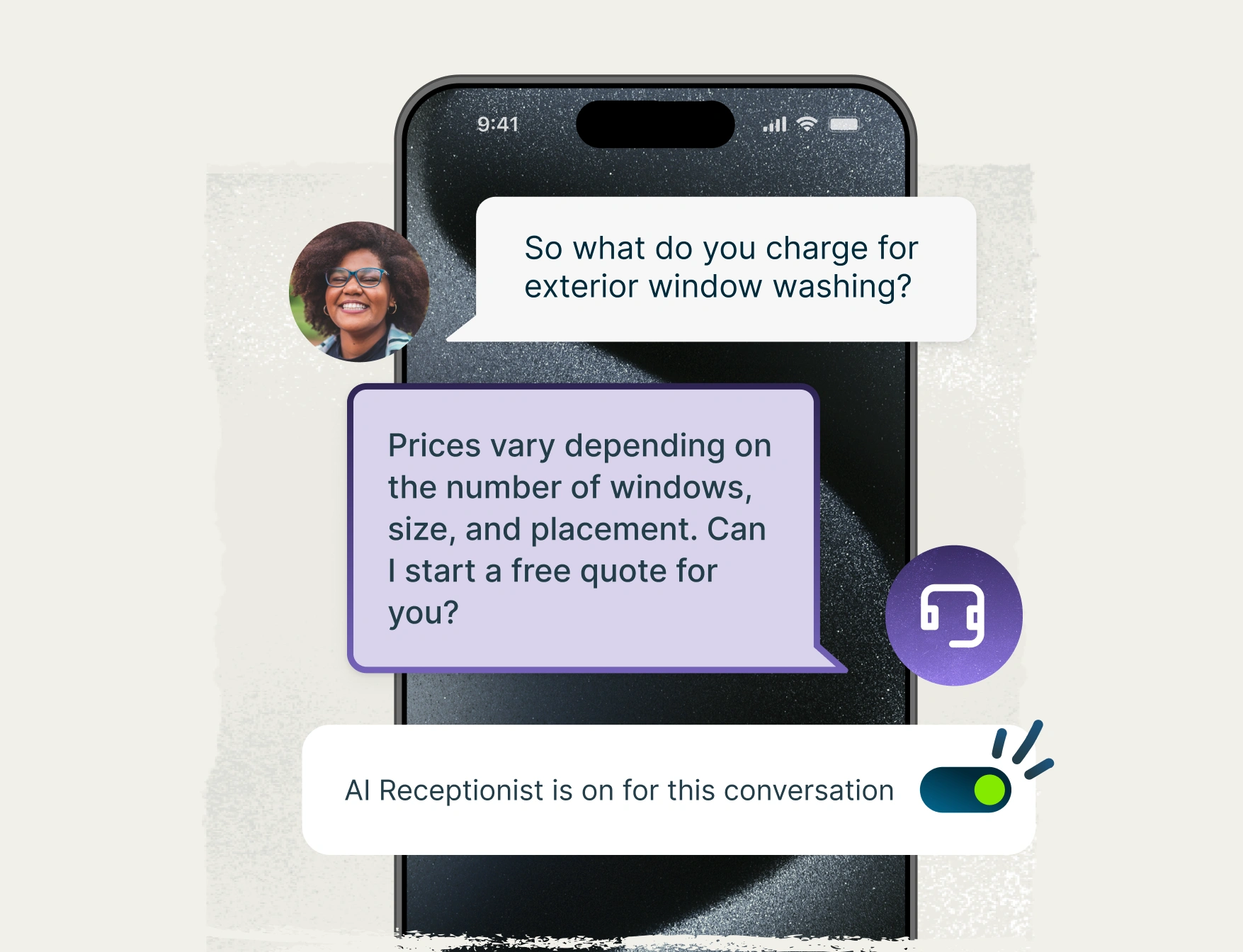 AI receptionist