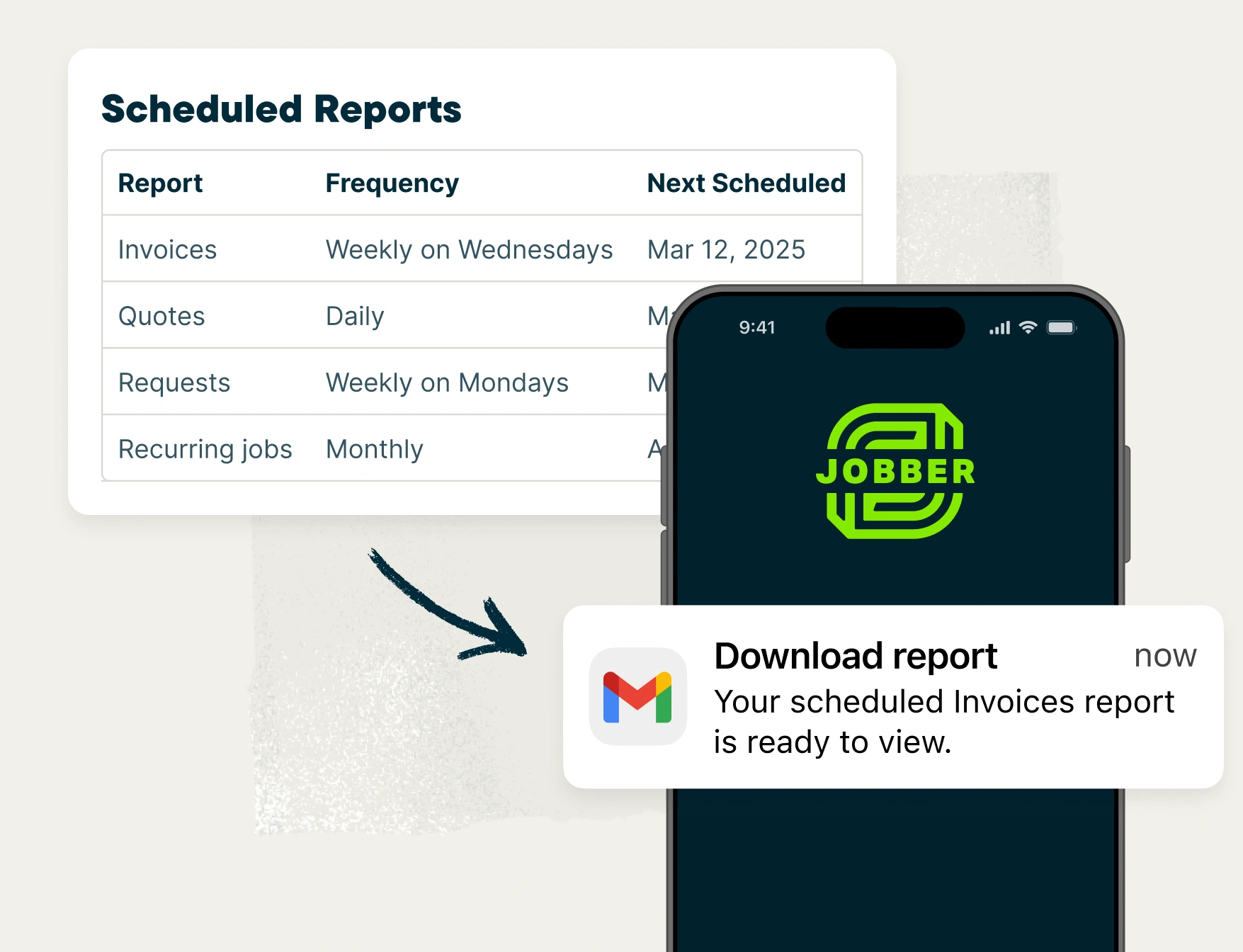 Automate reports with a scheduler