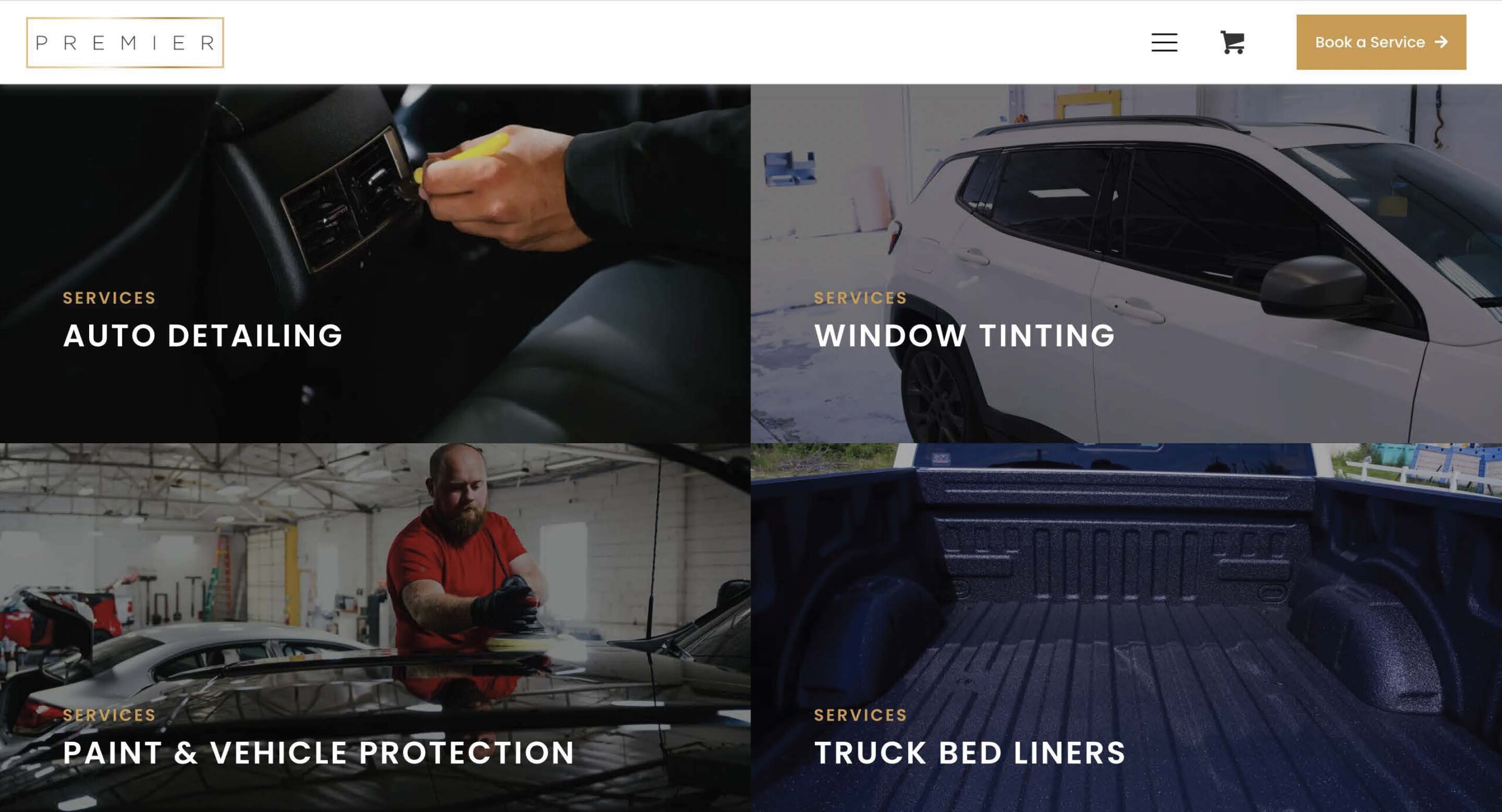 Premier Detailing website