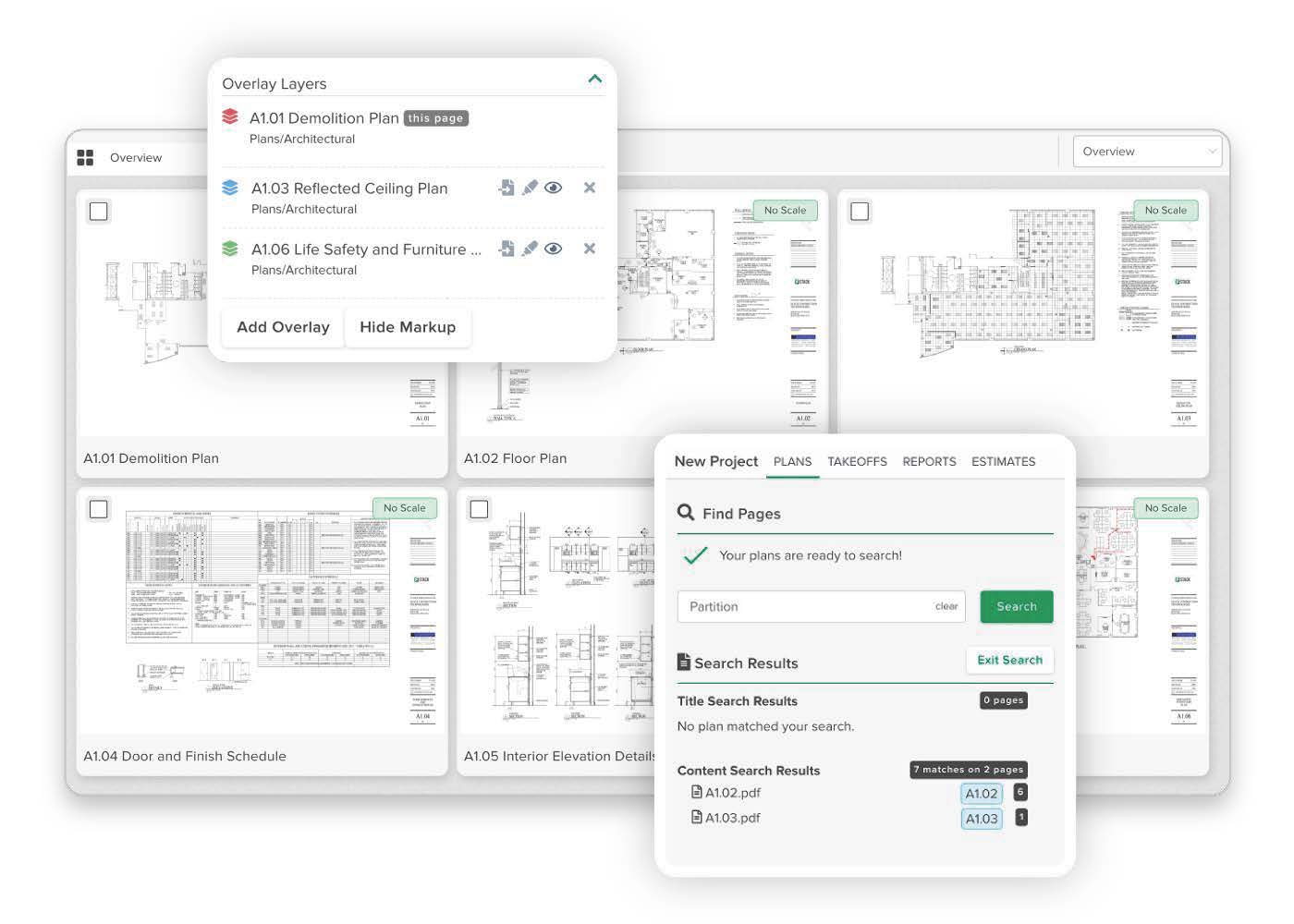 STACK construction estimating software desktop view