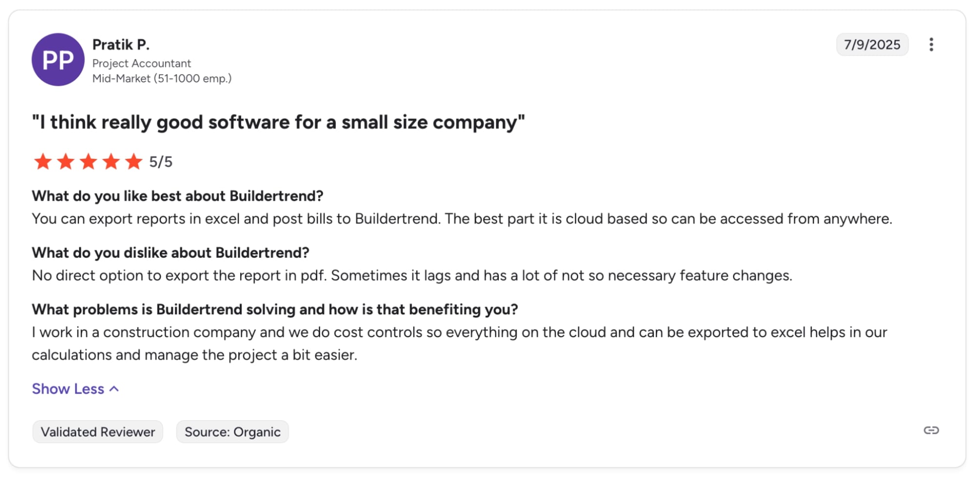 Buildertrend software overall review