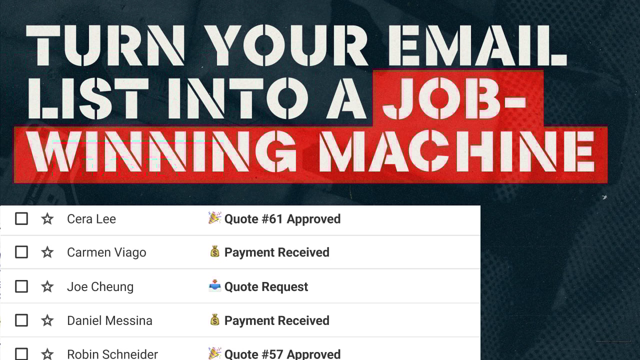Jobber On Demand Turn Your Email Into A Job Winning Machine
