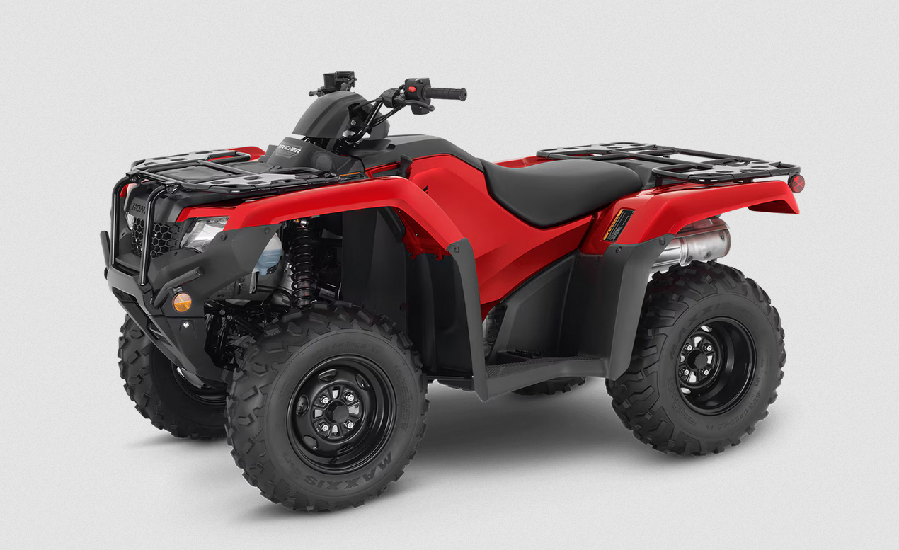 image of Honda FourTrax Rancher 4x4 Automatic DCT EPS ATV for snow plowing