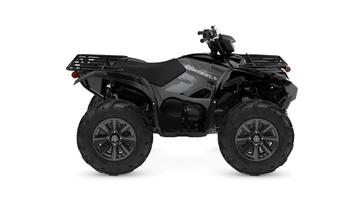 image of Yamaha Grizzly ATV for snow removal