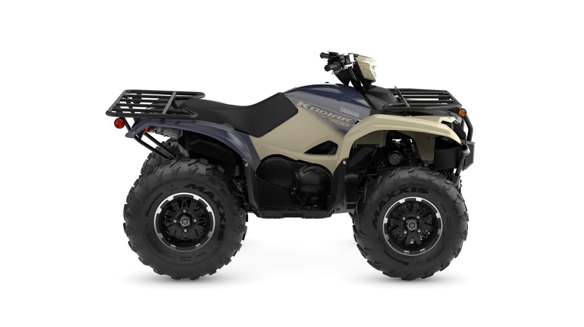 image of Yamaha Kodiak ATV for snow plowing