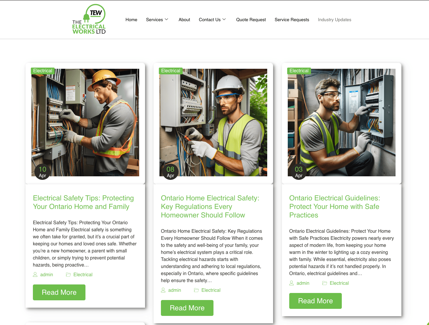 image of The Electrical Works Ltd. blog