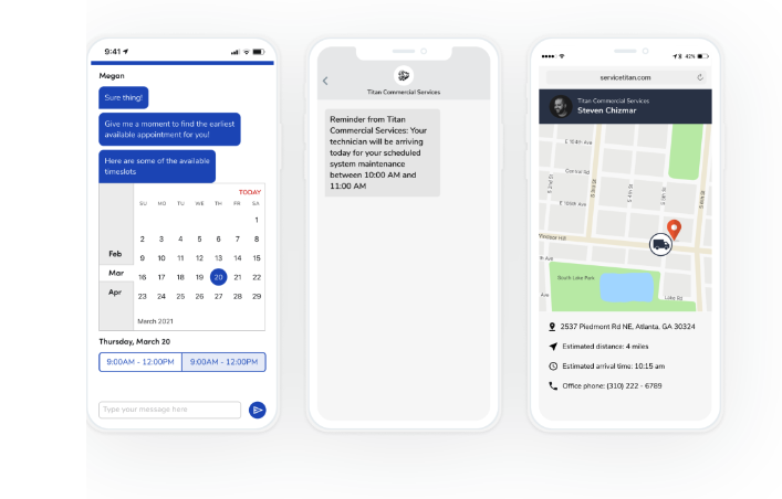 image of ServiceTitan's app