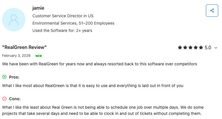 image of RealGreen review