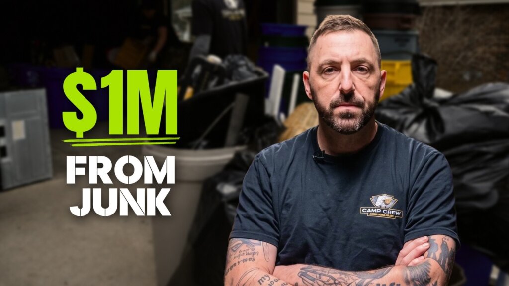 From Homeless to $1M Junk Removal Business YouTube Thumbnail