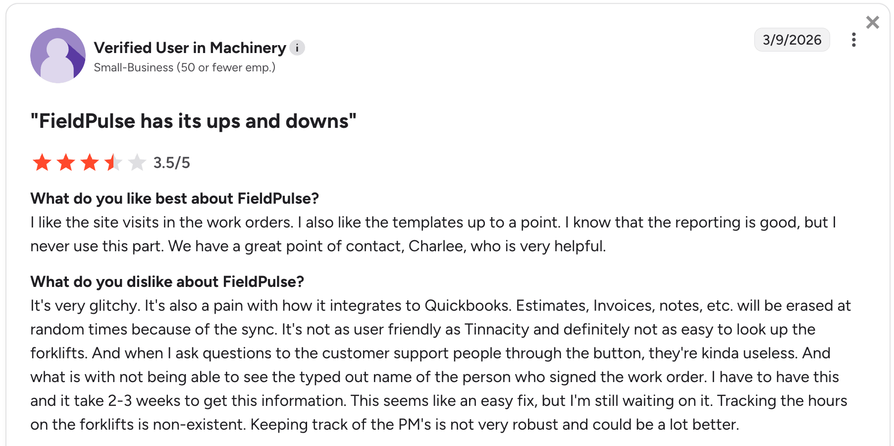 image of FieldPulse review