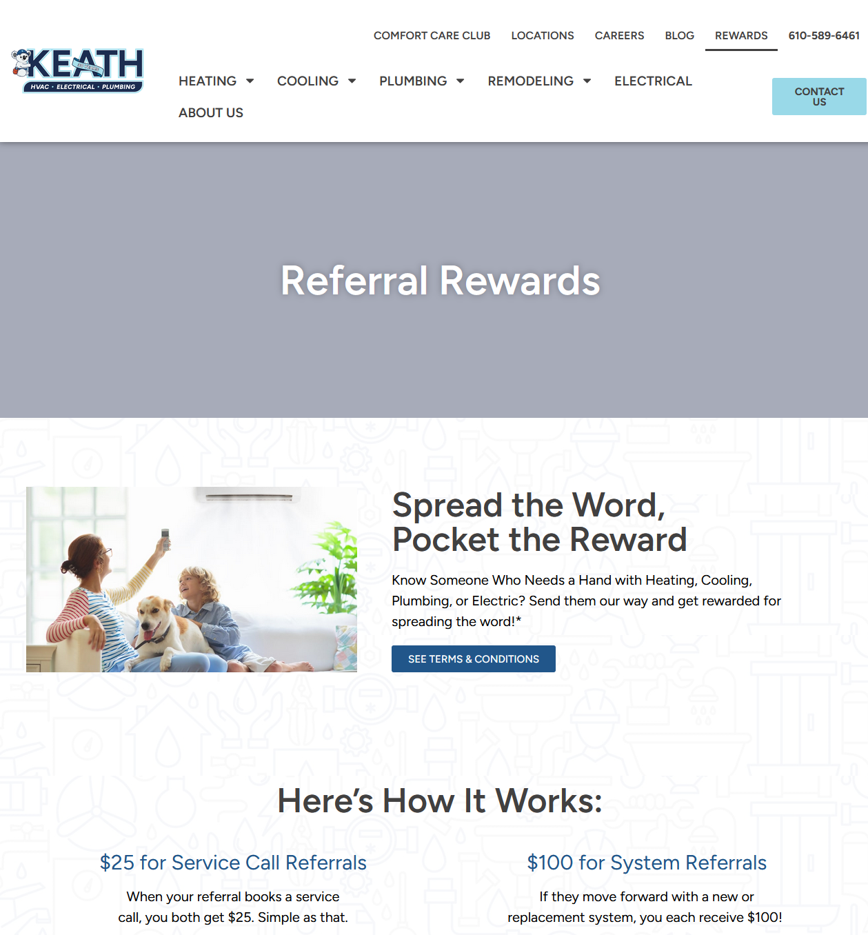KEATH dual-sided incentive referral program