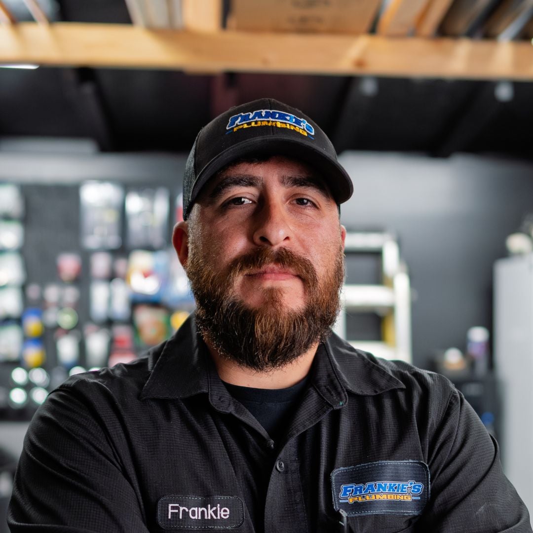 Headshot of Frank Galvin, owner of Frankie's Plumbing.